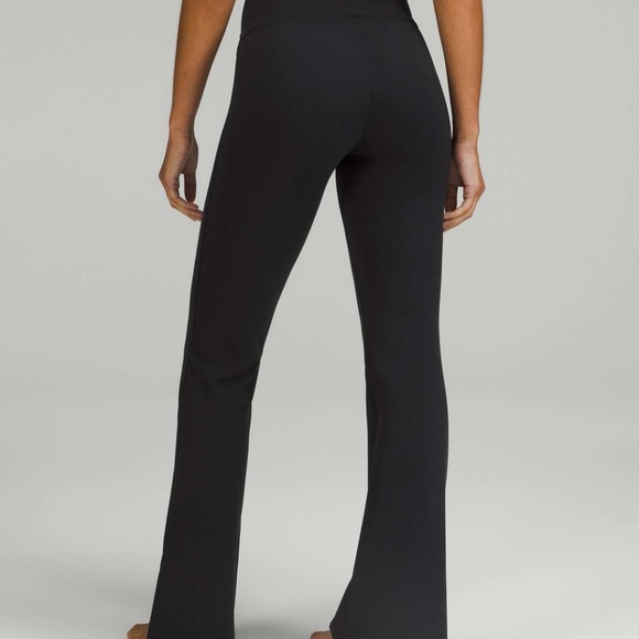 New Lululemon Groove Super-High-Rise Flared Pant Nulu Black Size 4 SHR Yoga Pant - Picture 1 of 6